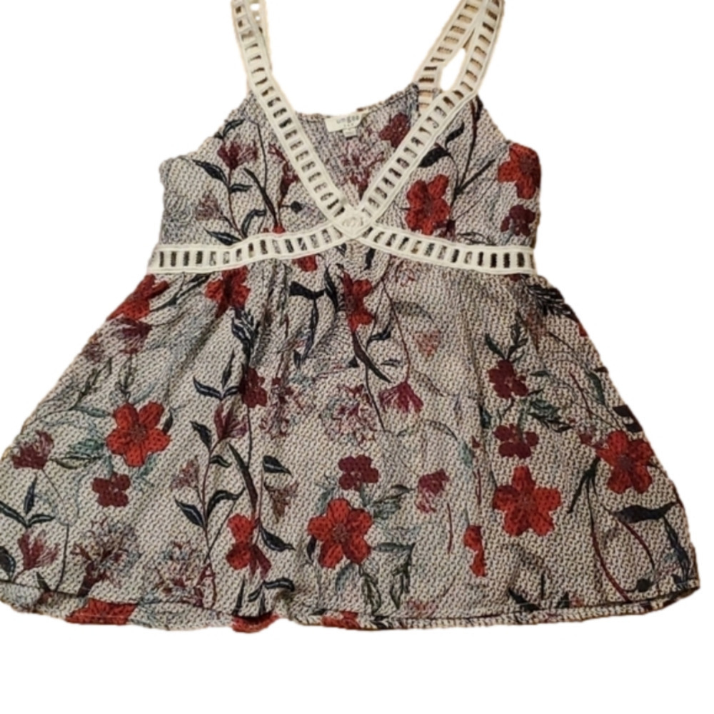 𝅺UMGEE Floral Top Shirt Sz Small